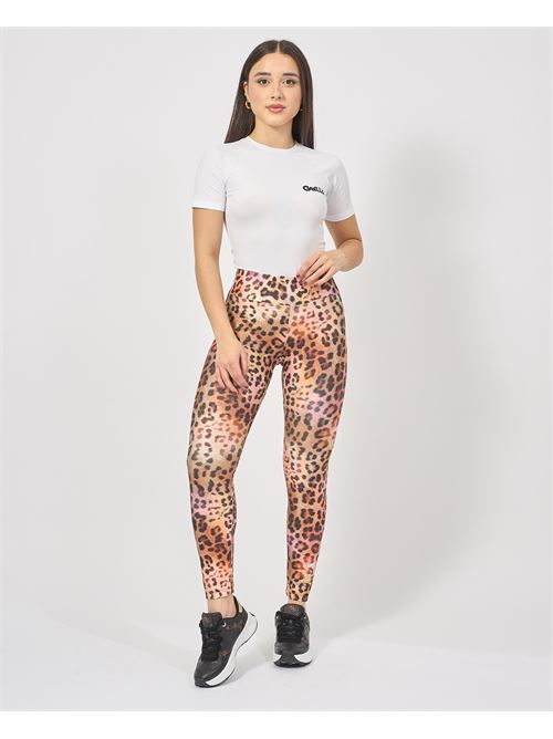 Gaelle Paris women's leggings with animal print GAELLE PARIS | GAABW04390MA51